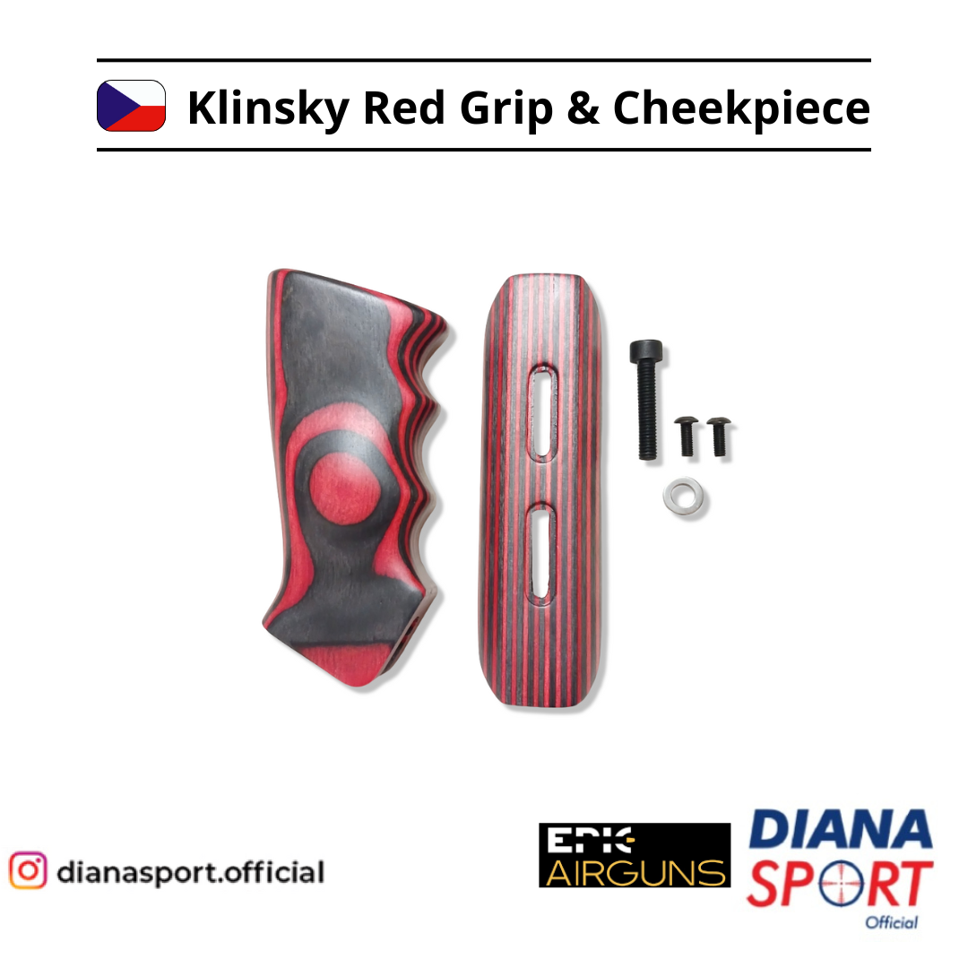 Klinsky Red Grip & Cheekpiece 